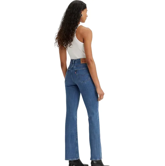 Levi's pantalone jeans da donna a vita alta a zampa Bootcut 187590054 blu Outdoor Friendly