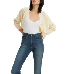 Levi's pantalone jeans da donna a vita alta a zampa Bootcut 187590121 blu Tailored Silhouette