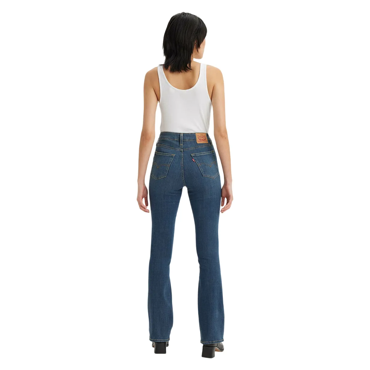 Levi's pantalone jeans da donna a vita alta a zampa Bootcut 187590121 blu Versatile staple Flattering Look