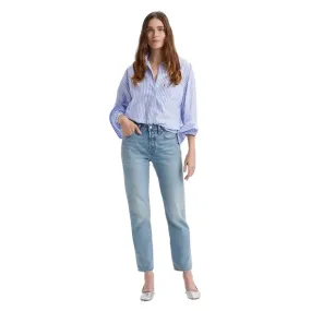Levi's pantalone jeans da donna Crop 501 A87460002 blu chiaro Fashionable Comfort Comfort Layer Wear