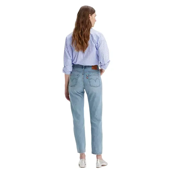Outdoor Wear Double Stitched Seams Levi's pantalone jeans da donna Crop 501 A87460002 blu chiaro