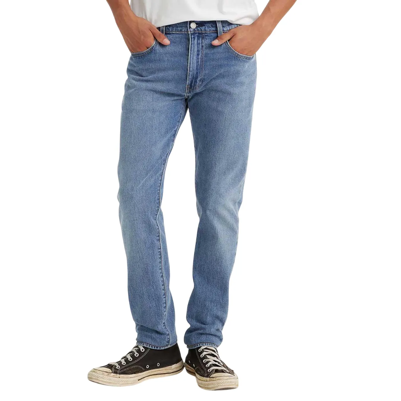 Levi's pantalone jeans da uomo 512 Slim Affusolati 288331260 blu medio Relaxed Comfort Wear