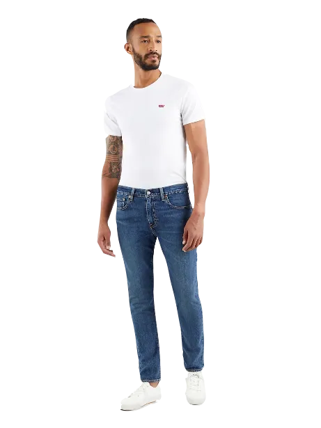 Levi's pantalone jeans da uomo 512 Slim Taper 288330850 blu medio Subtle Texture Simple Fashion