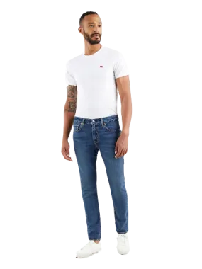 Levi's pantalone jeans da uomo 512 Slim Taper 288330850 blu medio Subtle Texture Simple Fashion