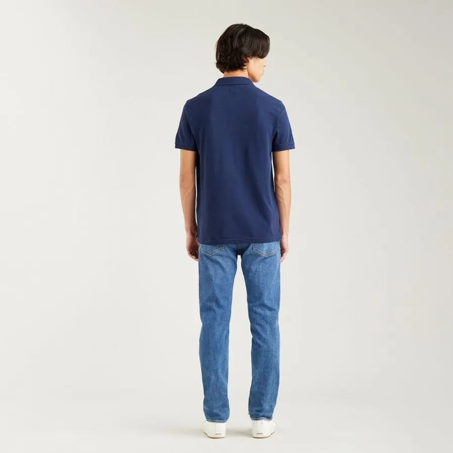 Levi's Polo manica corta da uomo Housemark 358830005 blu Golf Tournament