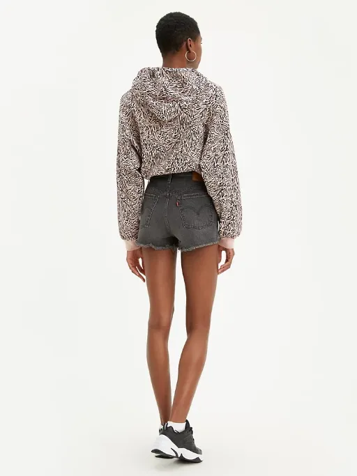 Move Friendly Levi's short a taglio vivo a vita alta da donna 563270070 nero