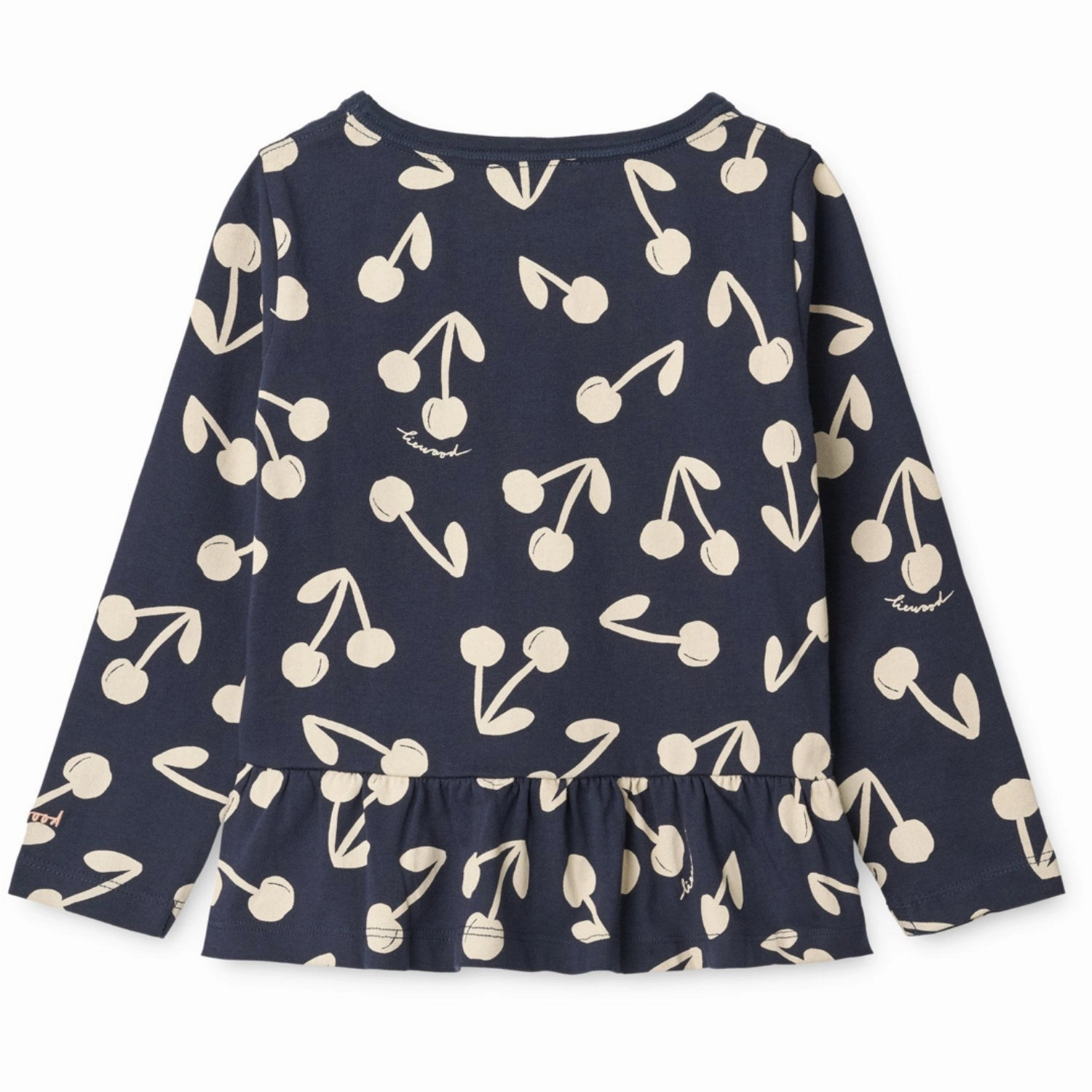 LIEWOOD Cherry Blossom / Classic Navy Margit Printed Longsleeve T-Shirt Refined Aesthetic