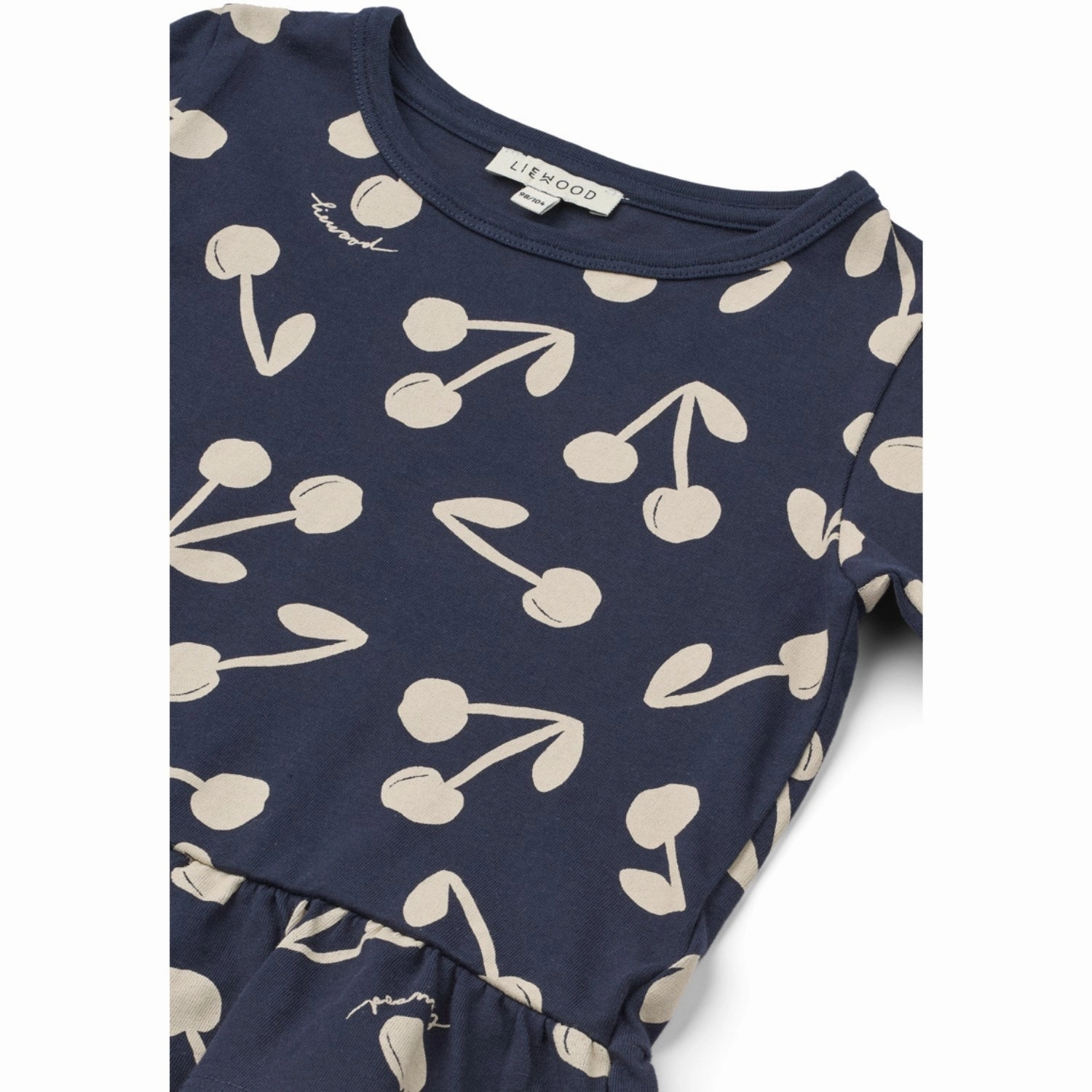 Practical Choice Smooth Texture LIEWOOD Cherry Blossom / Classic Navy Margit Printed Longsleeve T-Shirt