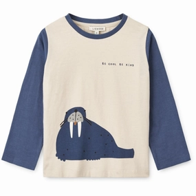 LieWood Walrus / Sandy Apia Placement Longsleeve Tee Ss Relaxed Style