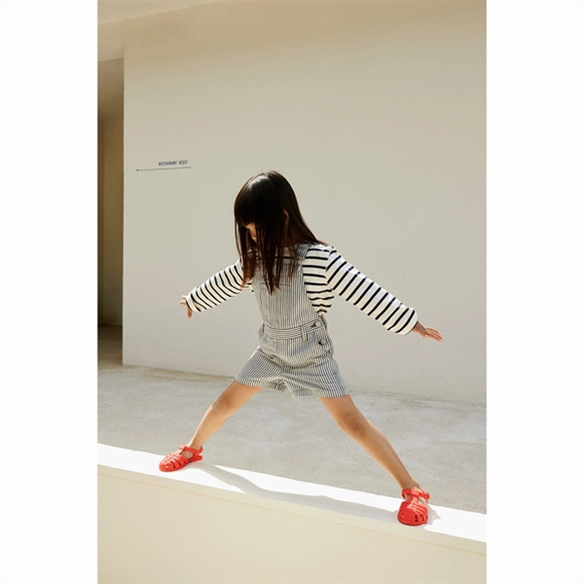 Streamlined Design Summer Outfit Liewood Y/D Stipes Classic Navy/Creme De La Creme Ullrik Stripe Blouse