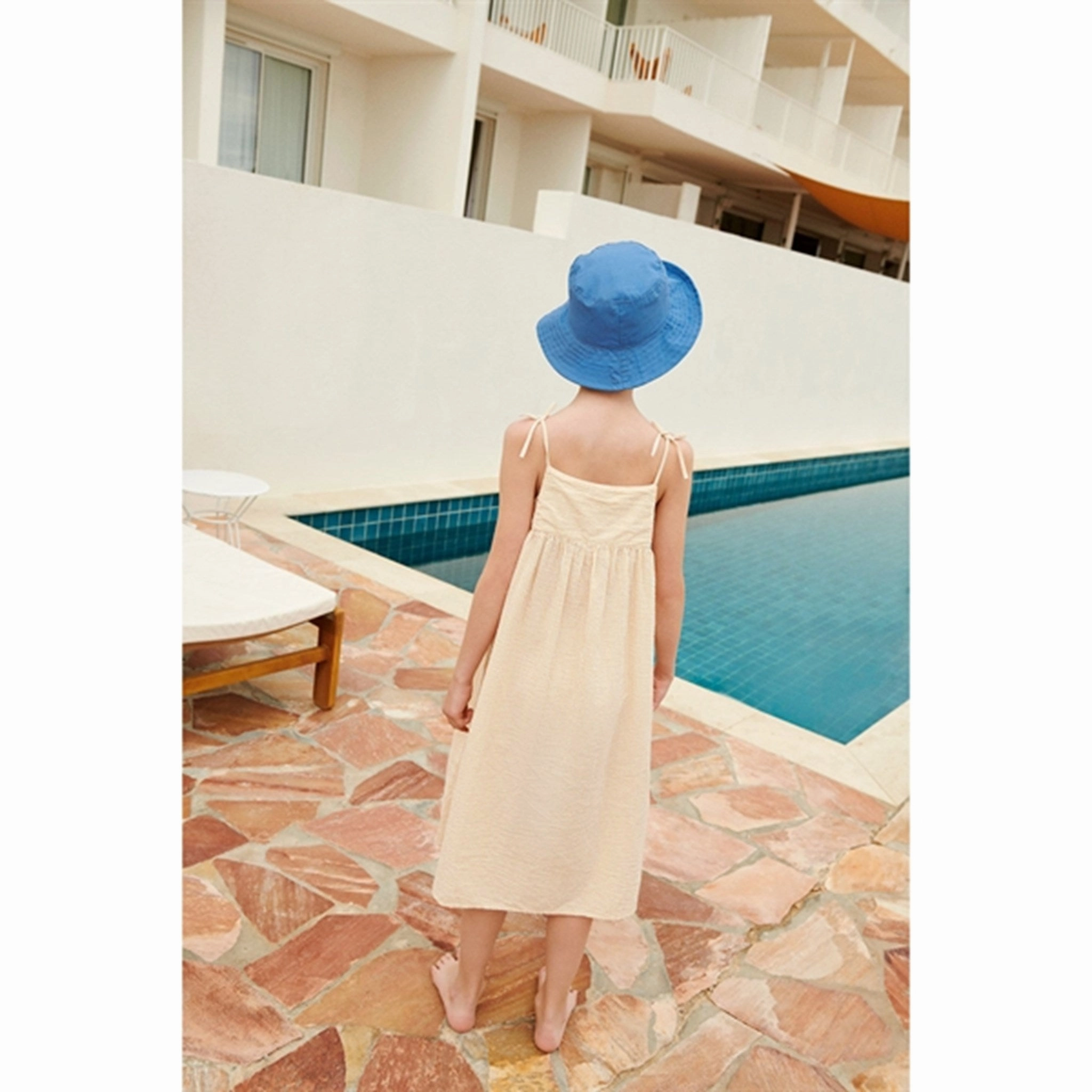 Liewood Y/D Stripe Yellow Mellow/Creme De La Creme Eli Stripe Dress Relaxed Design