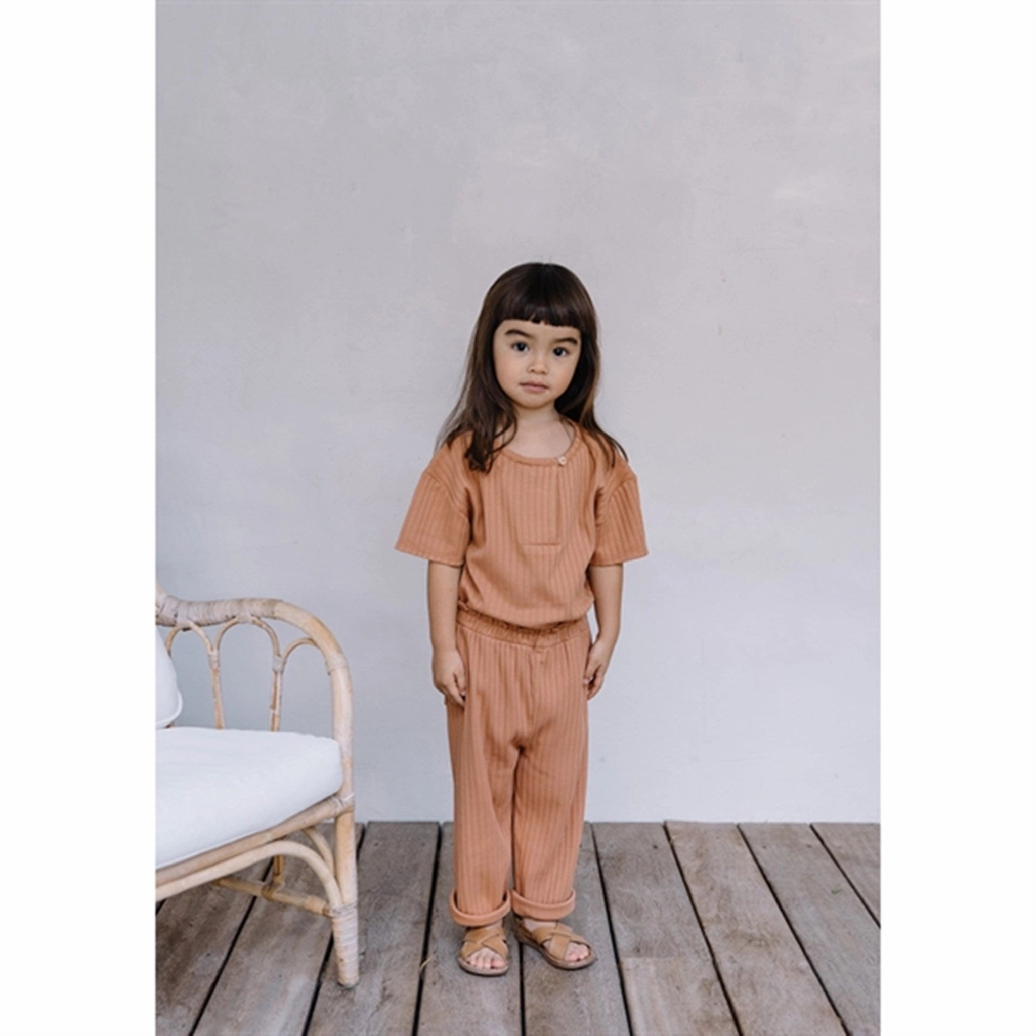 Picnic anti static Studio Boheme T-shirt Orso Caramel