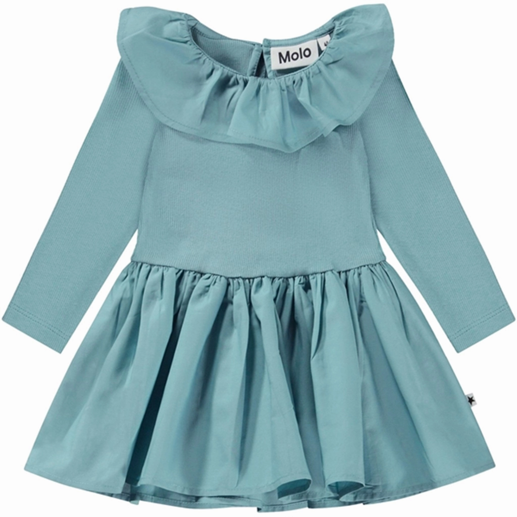 Molo Calm Crystala Dress Effortless Fit Metallic-Shine