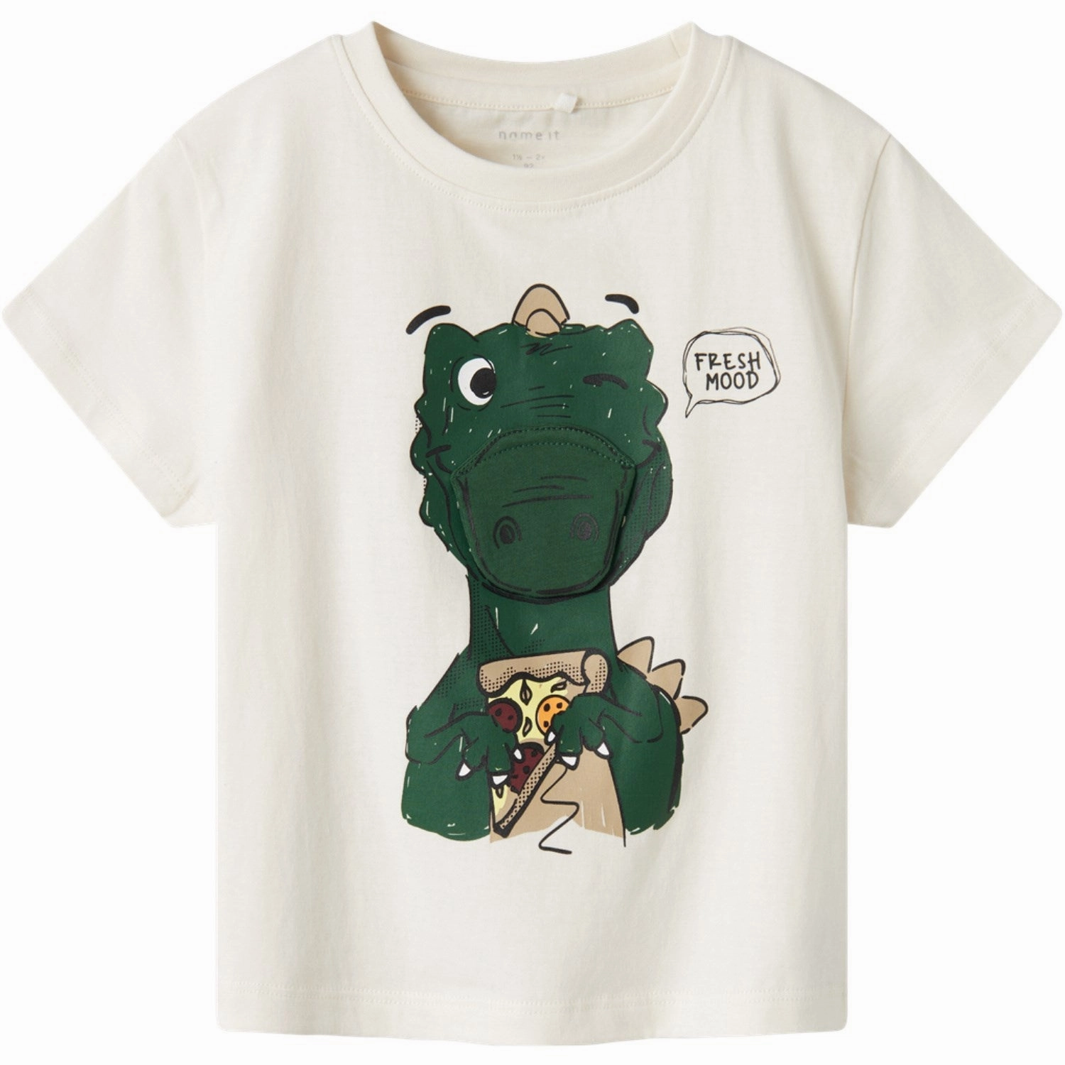 Seasonal Casual Everyday apparel Name It Cloud Dancer Brett Regular T-Shirt