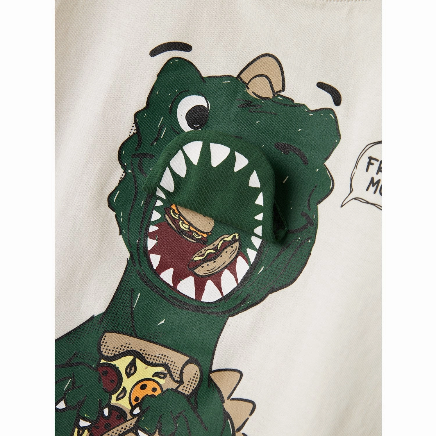 Name It Cloud Dancer Brett Regular T-Shirt Neutral Color contrast