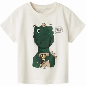 Name It Cloud Dancer Brett Regular T-Shirt Non Restrictive Fit