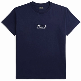 Simple Wear Wrinkle Resistant Material Polo Ralph Lauren Refined Navy Boy T-Shirt