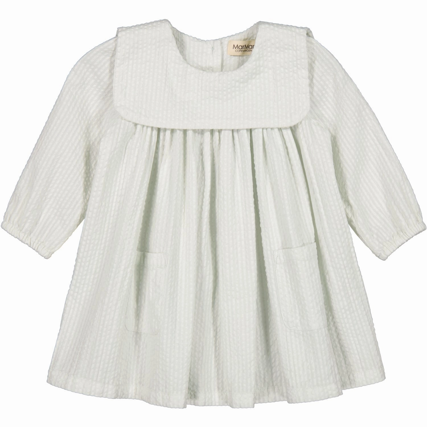 MarMar Cotton Seersucker Mint Chalk Dulle Dress Move Free Lightweight Wear
