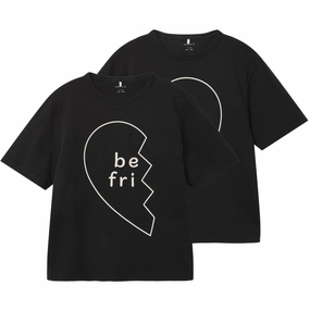 Name It Black Ofriend T-Shirt 2-pack Bf Cozy Layering
