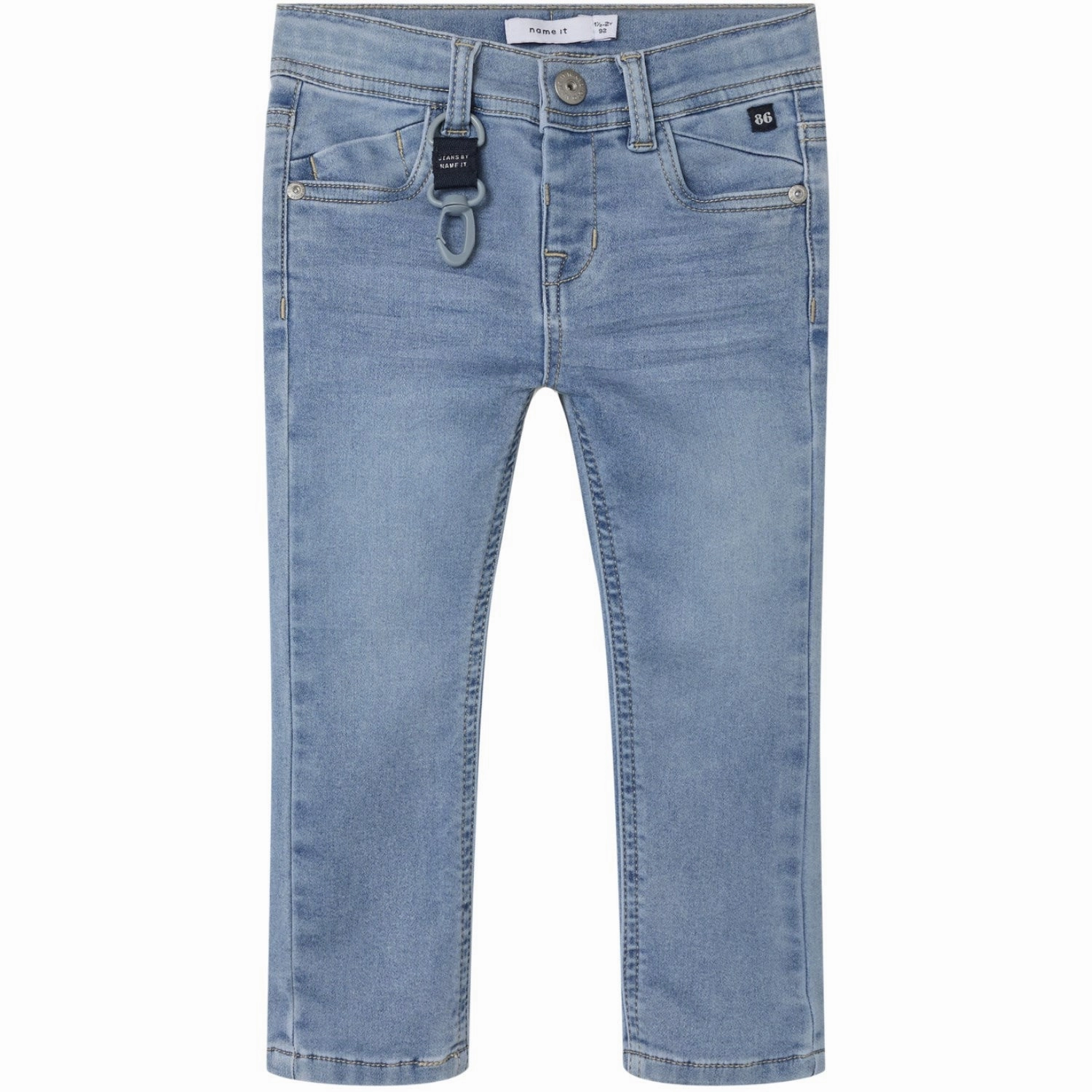 Name It Light Blue Denim Theo Denim Thayer Sweat Key Pants Noos Friction Free Inner Lining