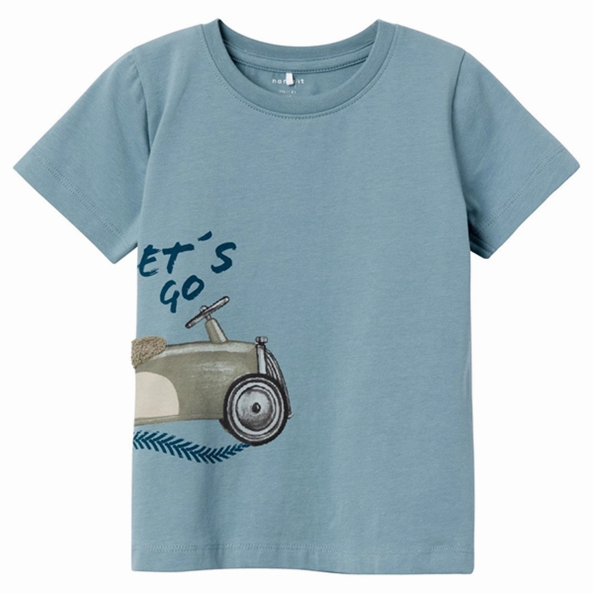 Light Style Trend Retro Name it Smoke Blue Lamer T-Shirt