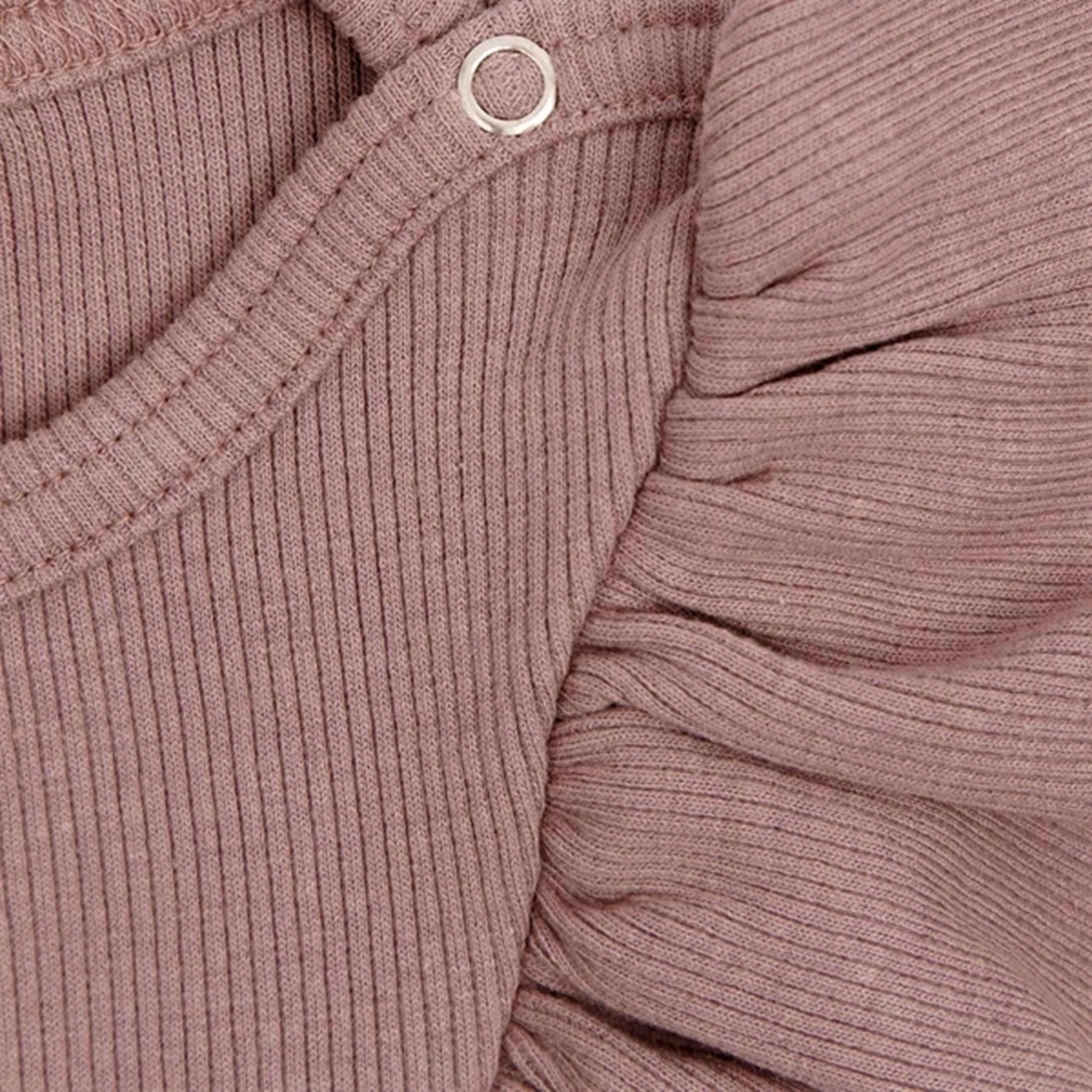 Petit Piao Woodrose V-Frill Modal Blouse Anti Cling Fabric Anti Static Fabric