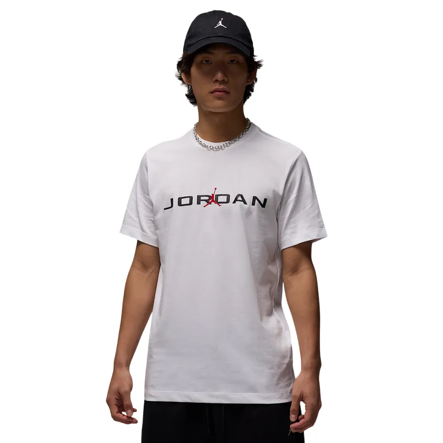 Jordan maglietta manica corta da uomo Air IB7353-101 bianco Simple and Relaxed