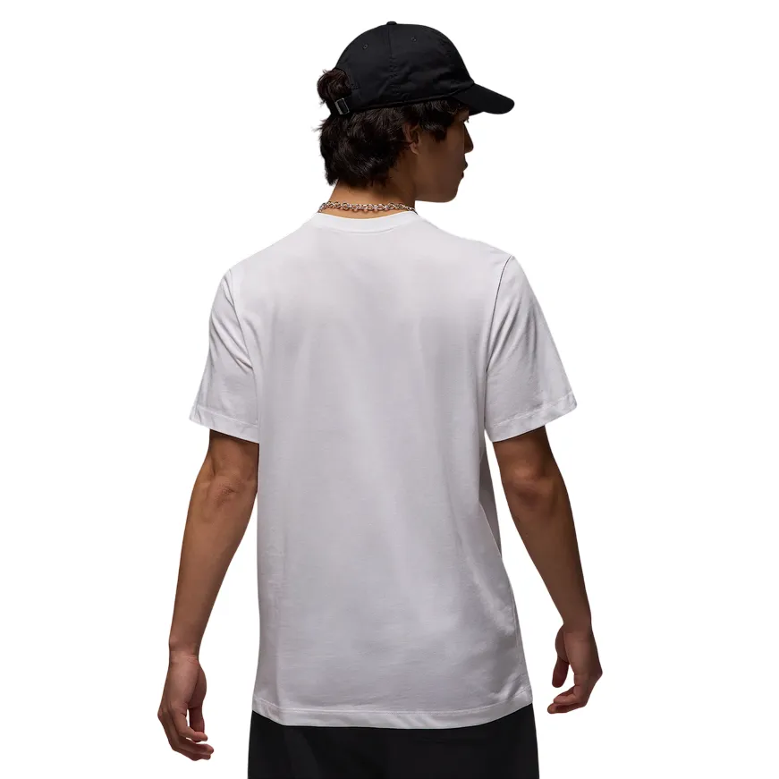 Durable Knit Structure EcoFriendlyDyes Jordan maglietta manica corta da uomo Air IB7353-101 bianco