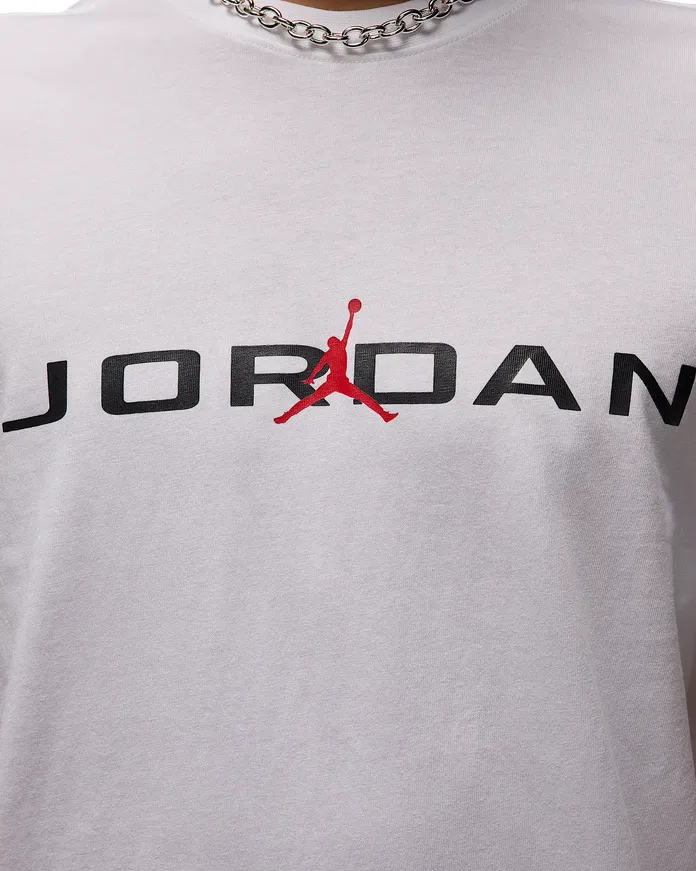 Comfy Casual Anti Odor Technology Jordan maglietta manica corta da uomo Air IB7353-101 bianco