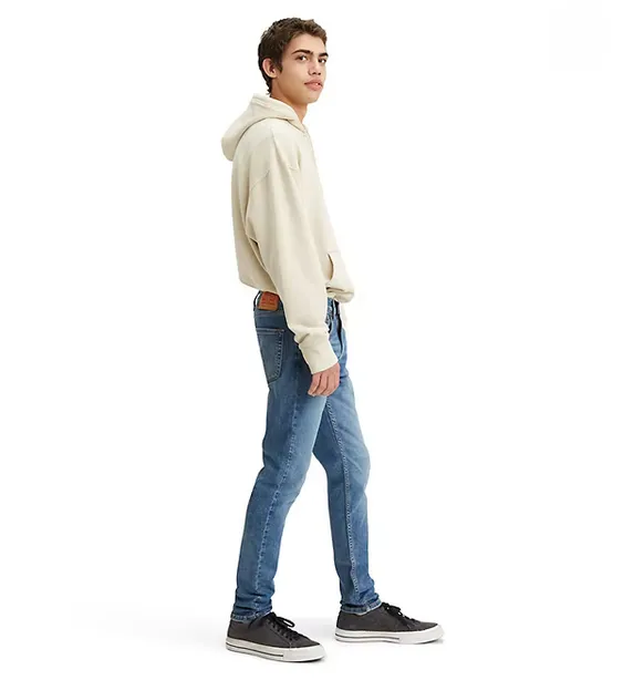 Levi's pantalone jeans Skinny Affusolati 845580014 tuscany town adv-blu All-Purpose Comfort Polyester fabric