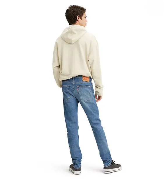 Cropped hem Modular Attachment Levi's pantalone jeans Skinny Affusolati 845580014 tuscany town adv-blu