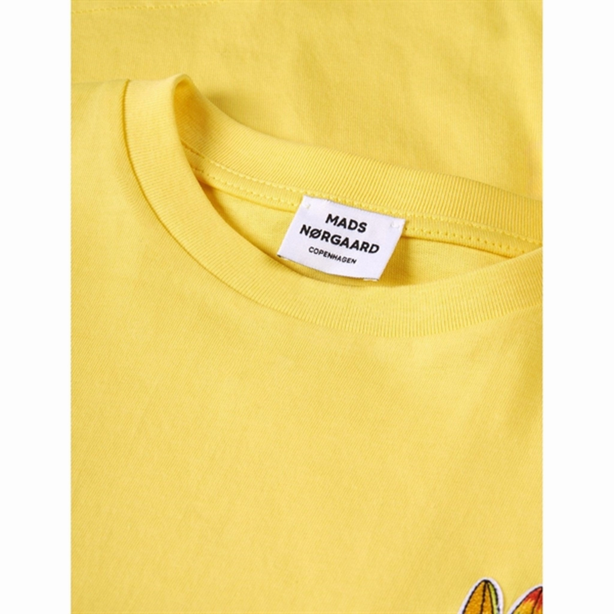 Mads N?rgaard Summer Vibes Thorlino T-Shirt Lemon Zest Light Comfort Style UVProtectionFinish