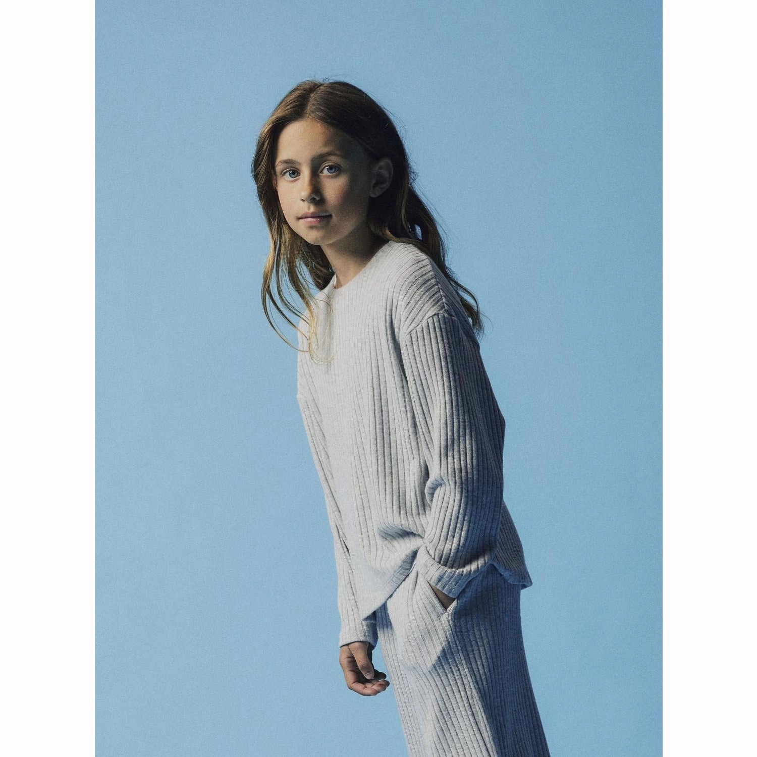 Classic Design Name It Grey Melange Rikka Blouse