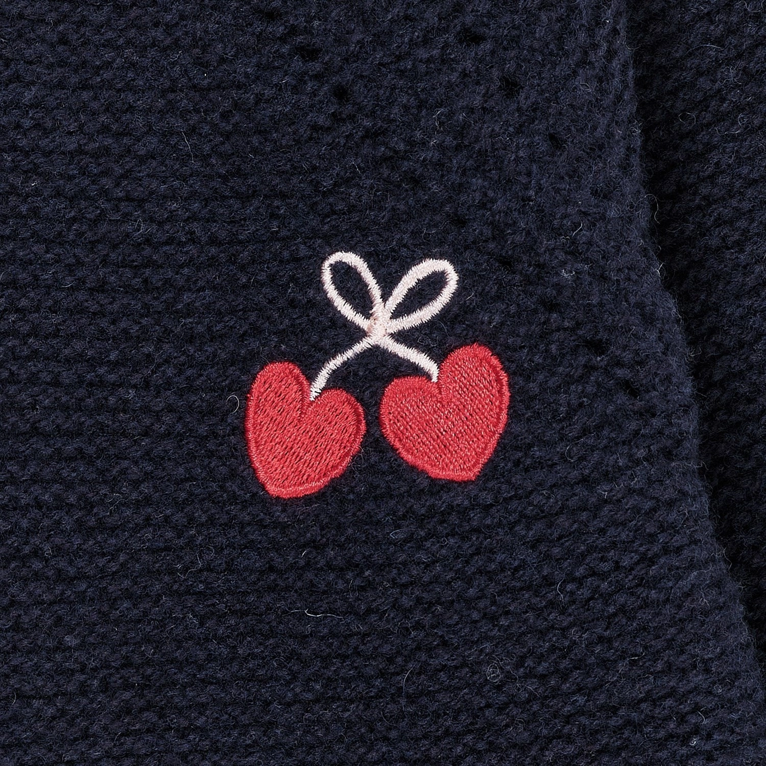 Animal Print Neutral Colors Copenhagen Colors Navy Lambwool Blouse W. Frill & Bow Emb