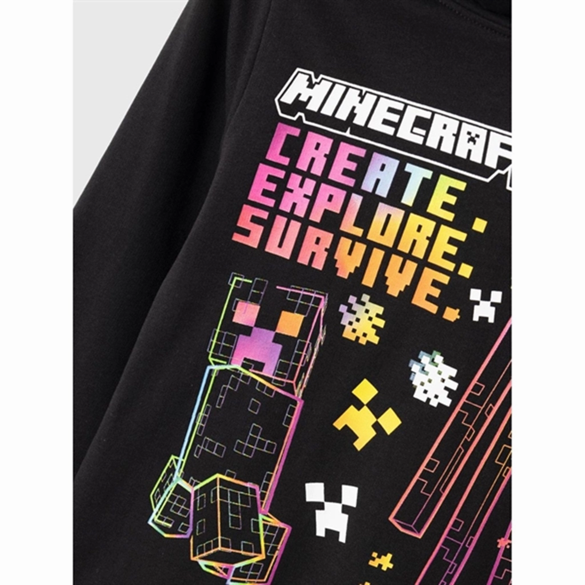 Name it Black Jiz Minecraft Sweatshirt Eastern style High-Quality Fabric