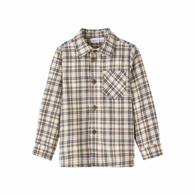 Patterned Texture Road Trip Ready Name it Buttercream Resoren Shirt