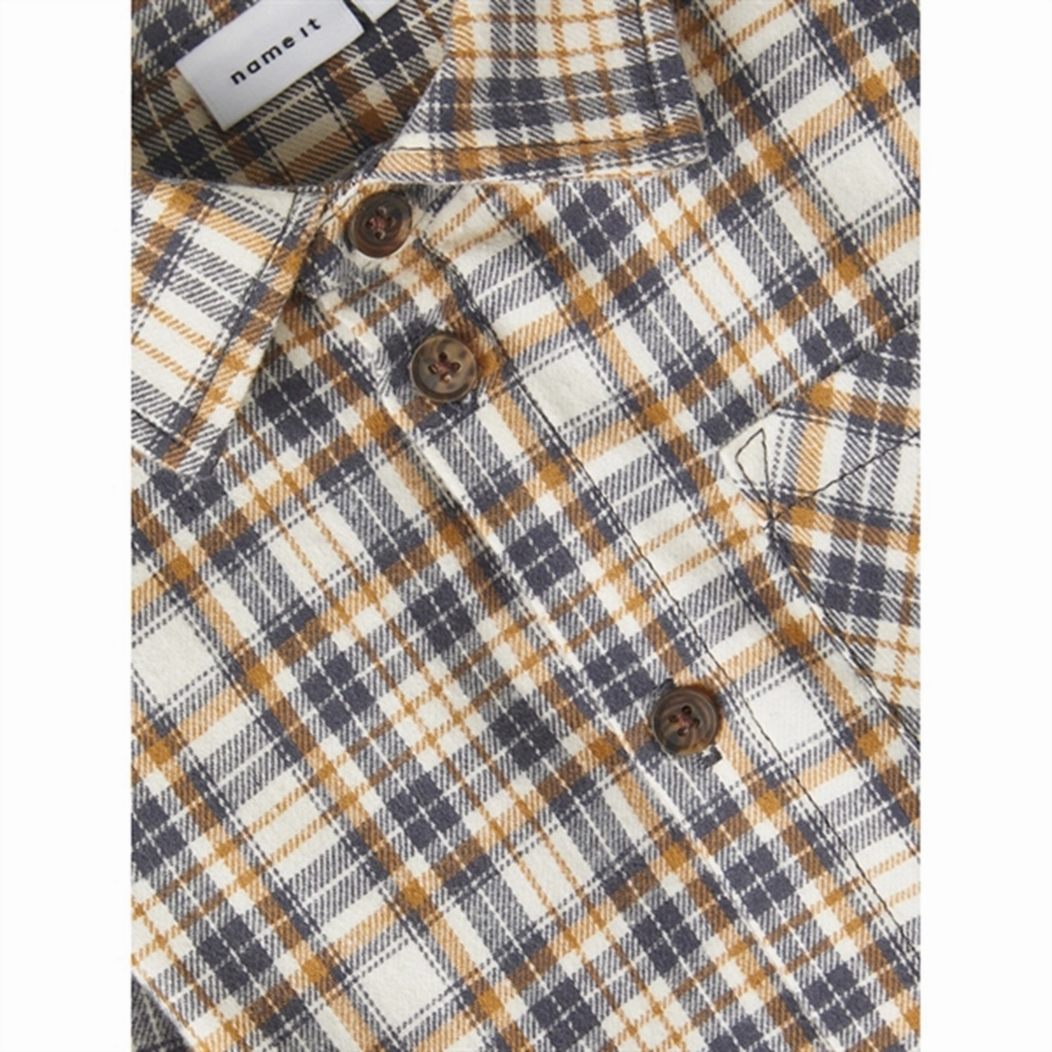 Name it Buttercream Resoren Shirt Geometric Pattern