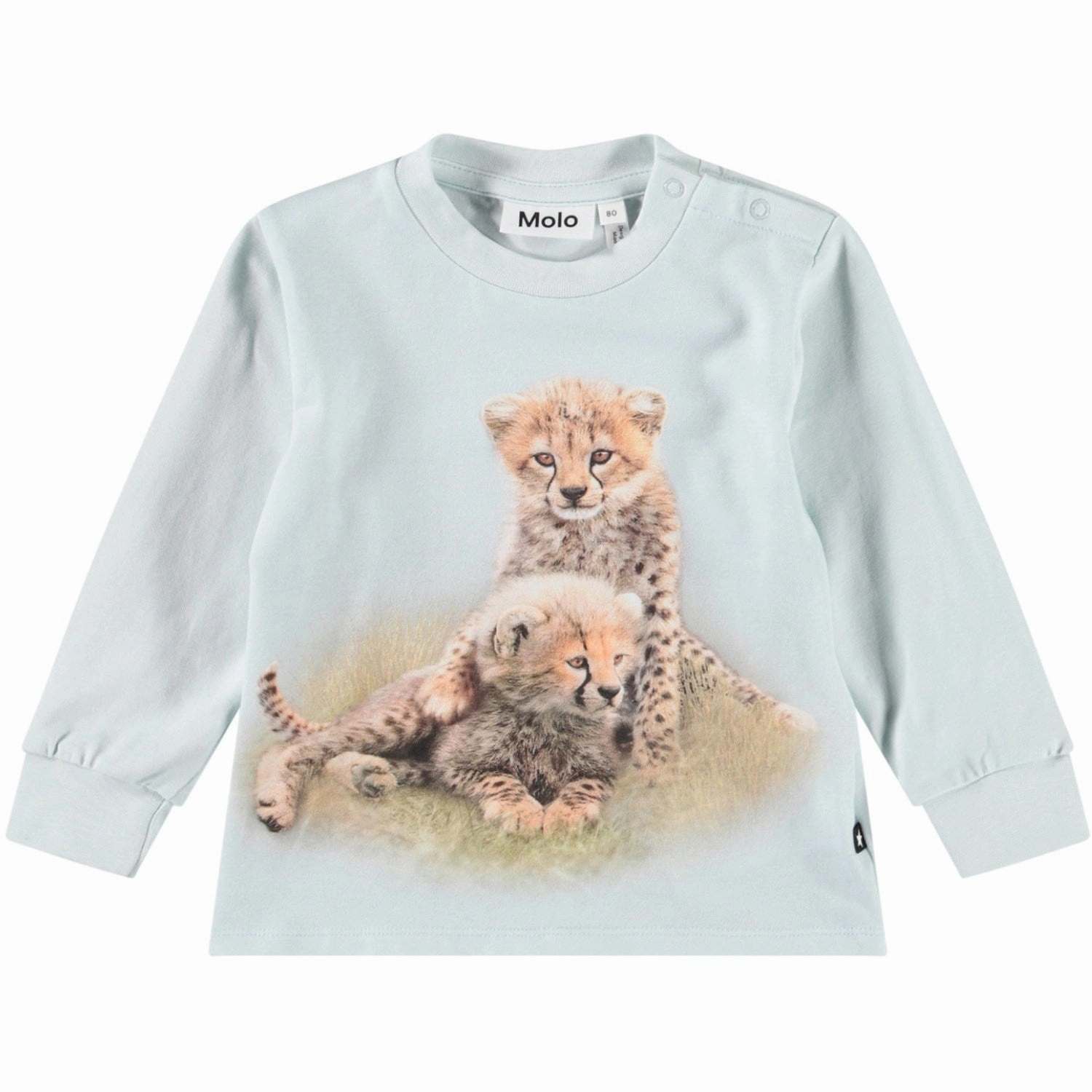 Molo Cute Cheetas Eloy T-Shirt Long Sleeves High-End Look