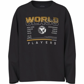 Name It Black World Class Nkmvictor Ls Rlx Top Temperature Regulating