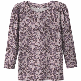 Name It Burnished Lilac Nmfoalia Xsl Ls Top Cuffed hem Relaxed Style