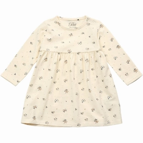 Sofie Schnoor Antique White Dress Balanced Look Jewel-Tone