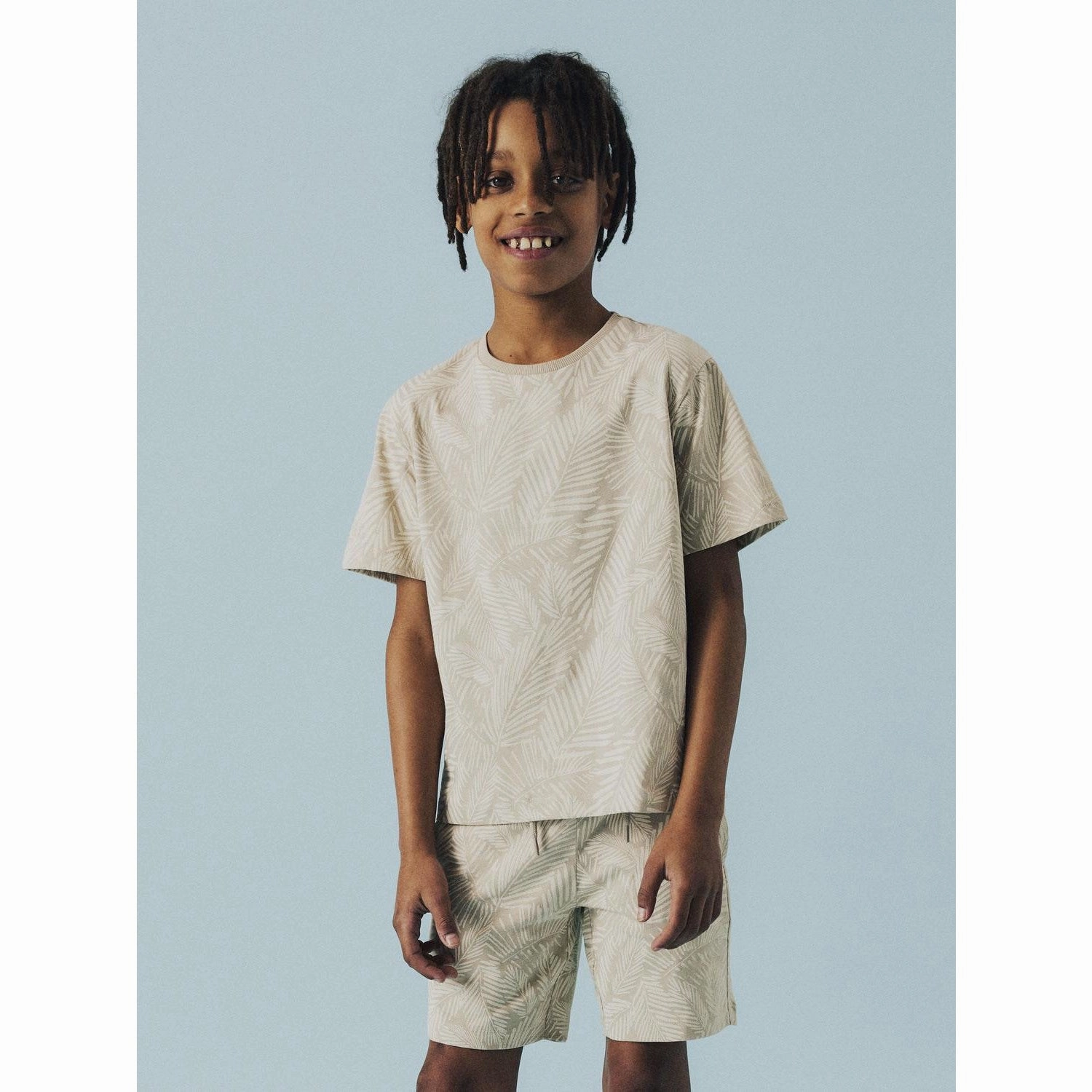 Name It Island Fossil Nkmjivan Ss Nreg Top Pb Eye-Catching Chic Comfort Wear