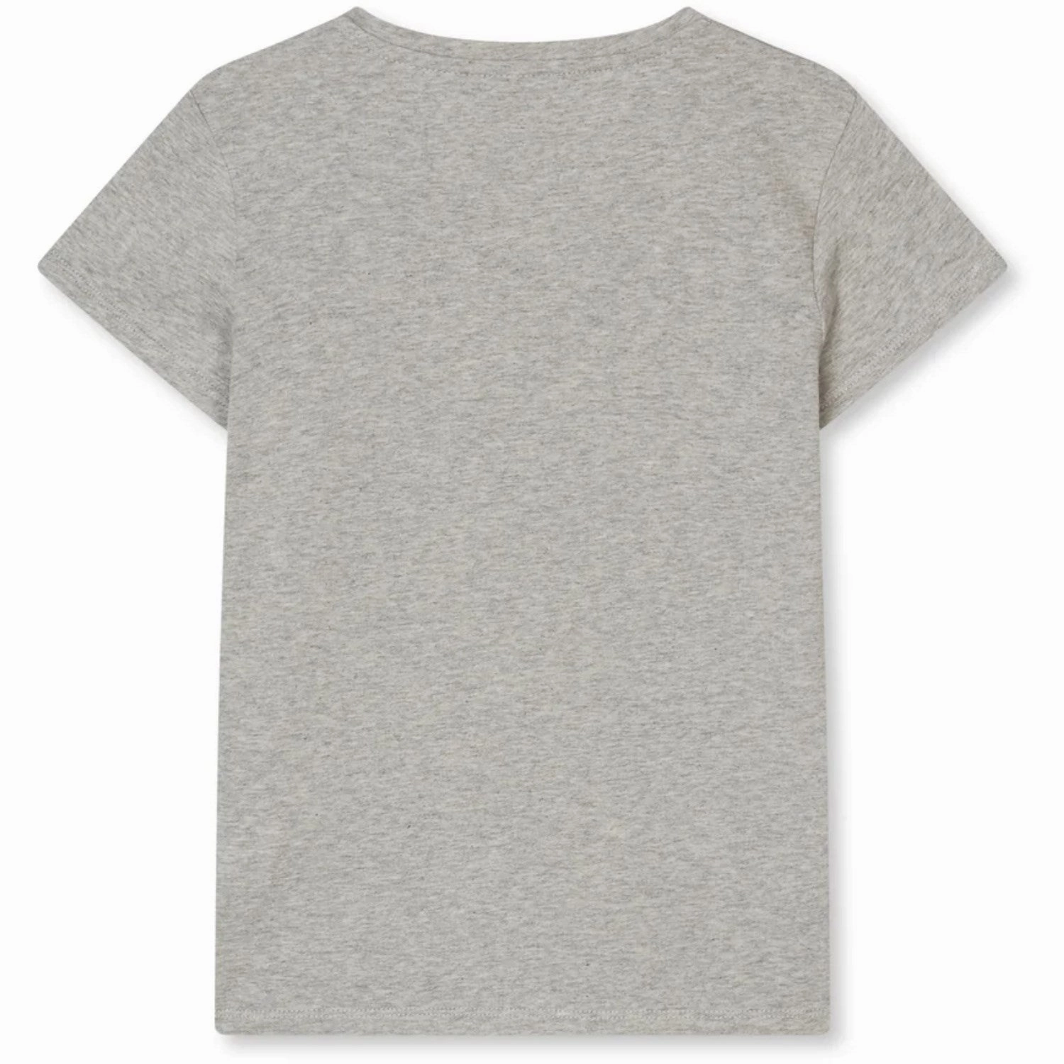 Mads N?rgaard Light Grey Melange Single Organic Tuvina Tee Active Lifestyle Vintage authenticity