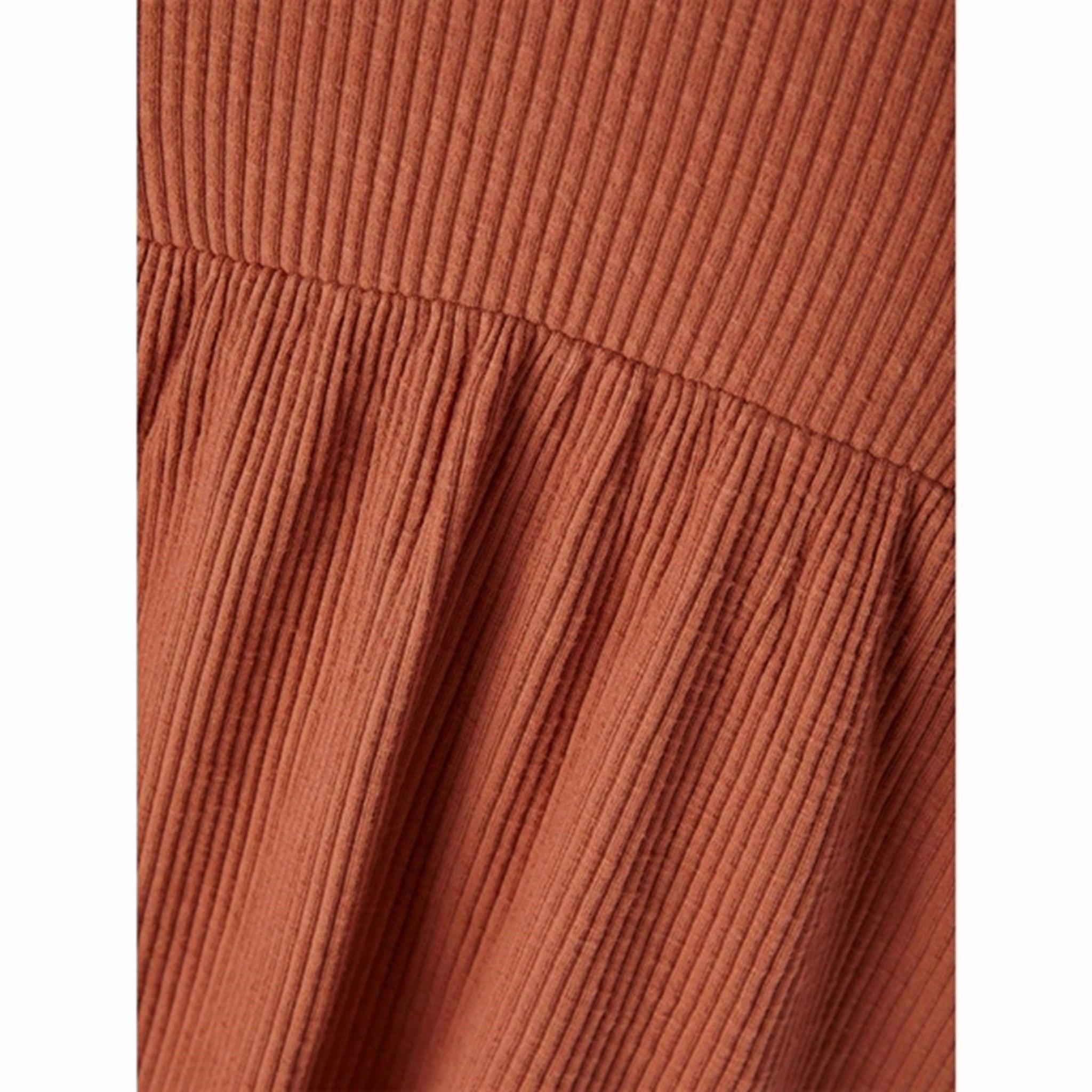 Smooth Look Lil' Atelier Baked Clay Raja 3/4 Sleeved Loose Dress