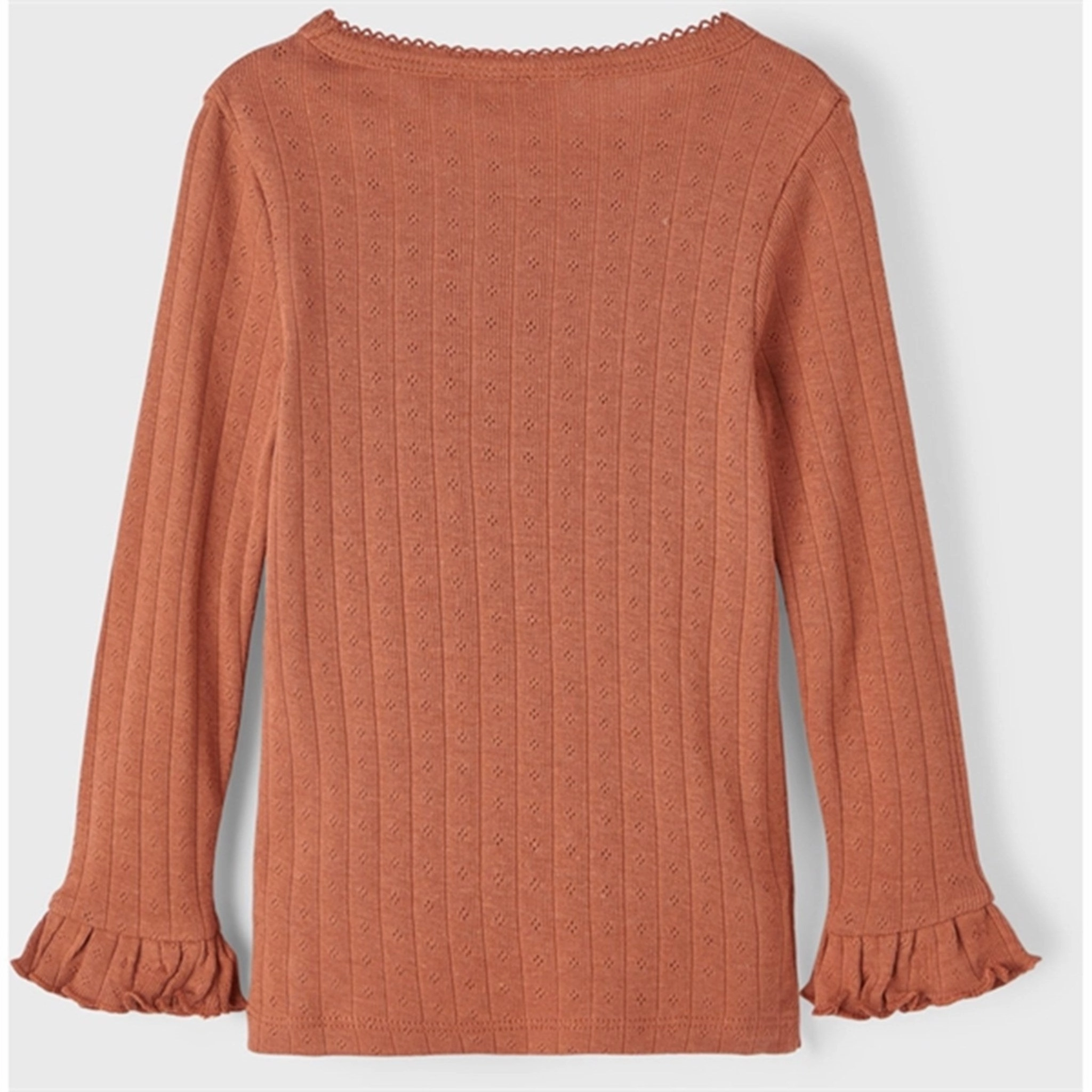 Multi Pocket Design Lil'Atelier Baked Clay Rachel Slim Blouse