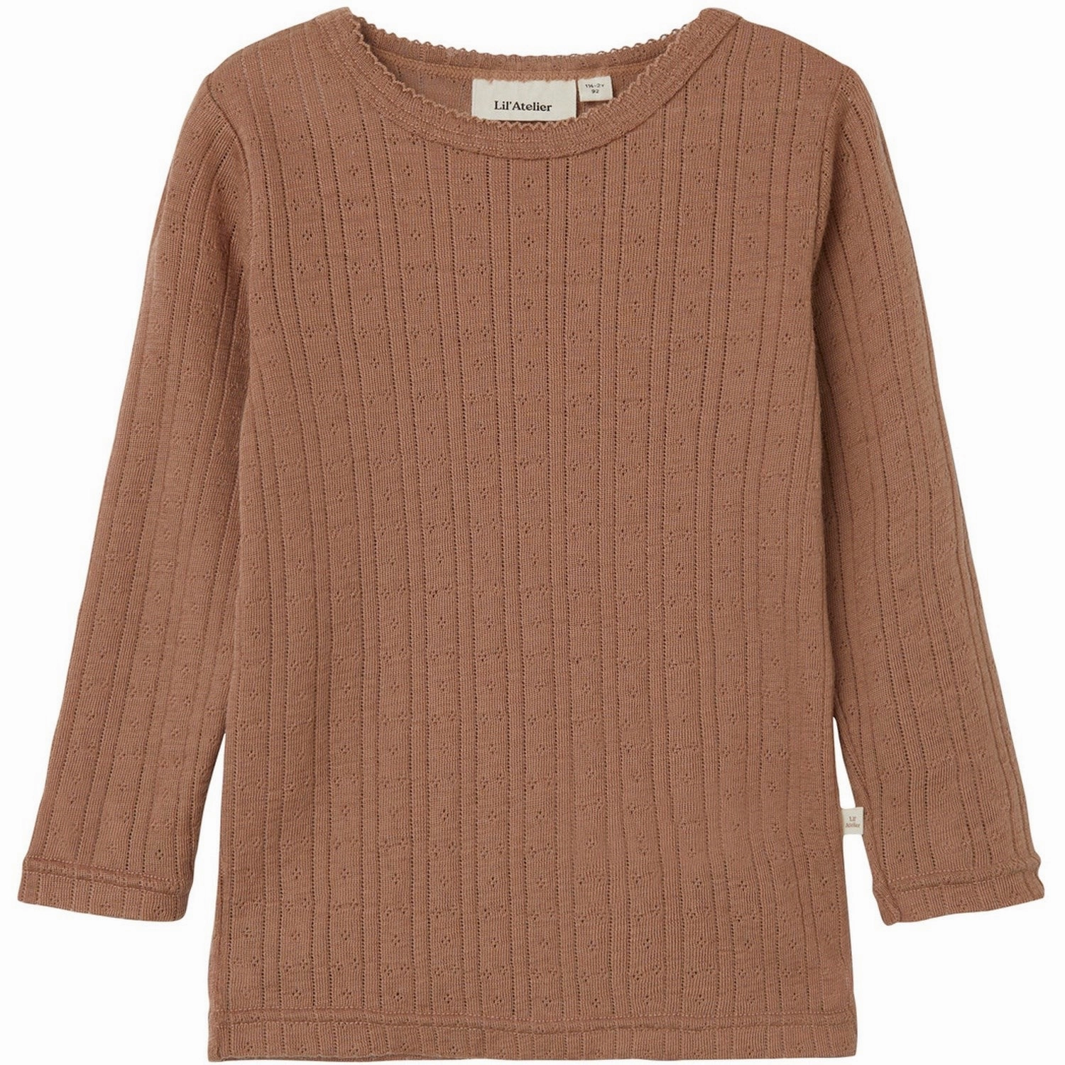 Lil'Atelier Beaver Fur Naima Blouse hypoallergenic material High-End Look