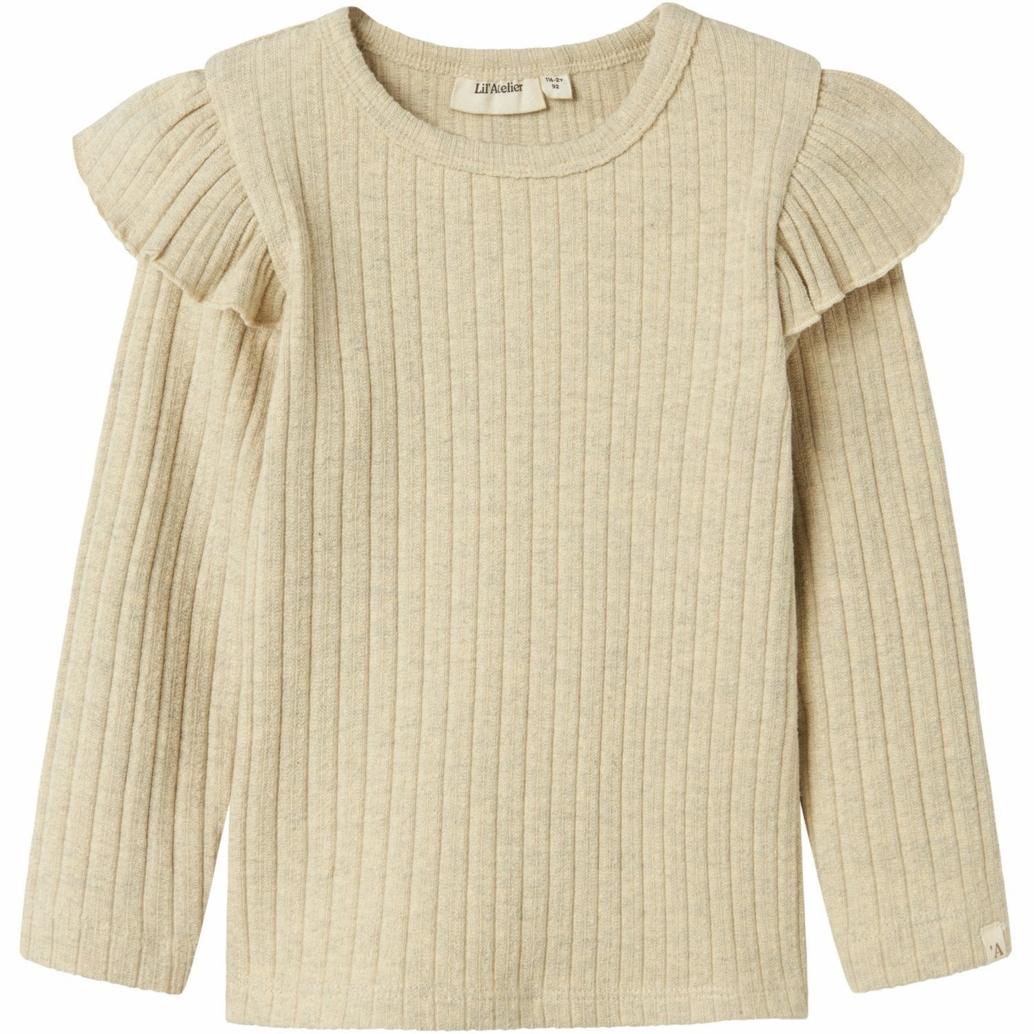 Travel Essential Camouflage Style Lil'Atelier Bleached Sand Niva Kio Slim Blouse