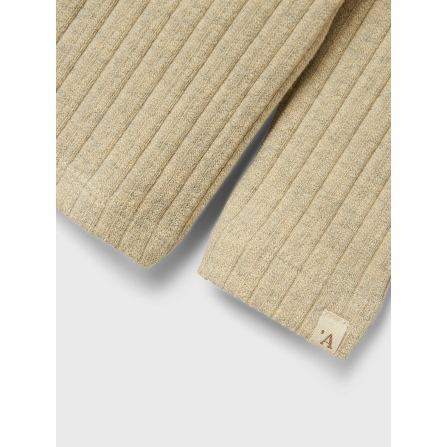 Regular Fit Striped style Lil'Atelier Bleached Sand Niva Kio Slim Blouse