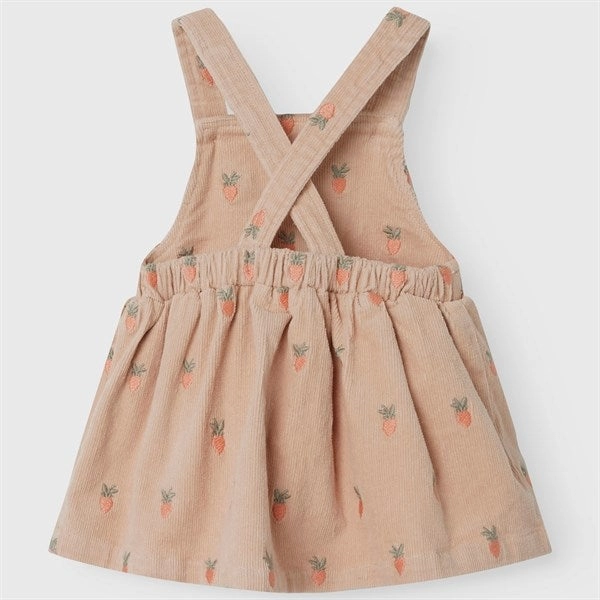 Lil'Atelier Cameo Rose Nelly Corduroy Dress Playful Cut Perfectly Tailored