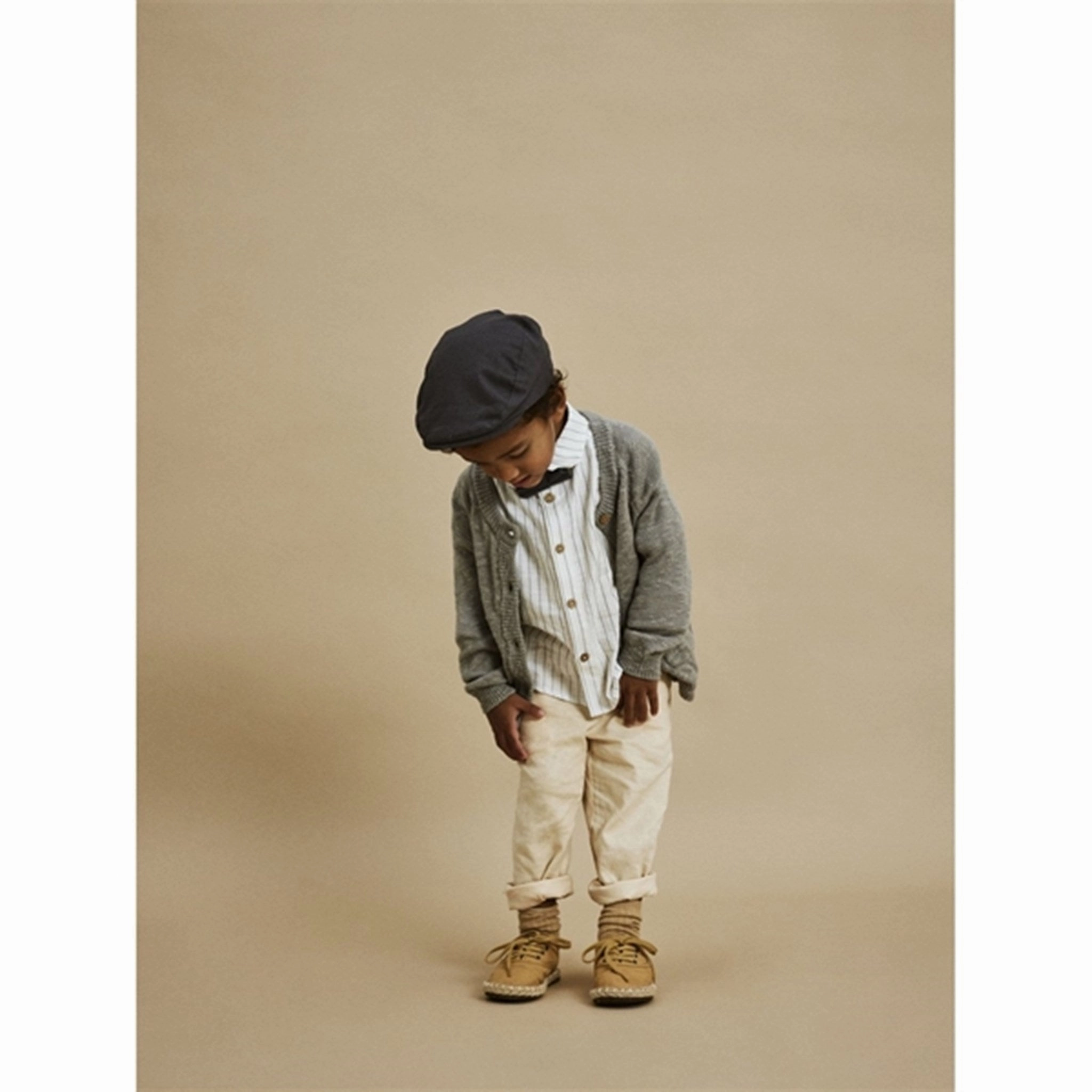 Layering Essential Chambray Fabric Lil'Atelier Coconut Milk Frej Shirt